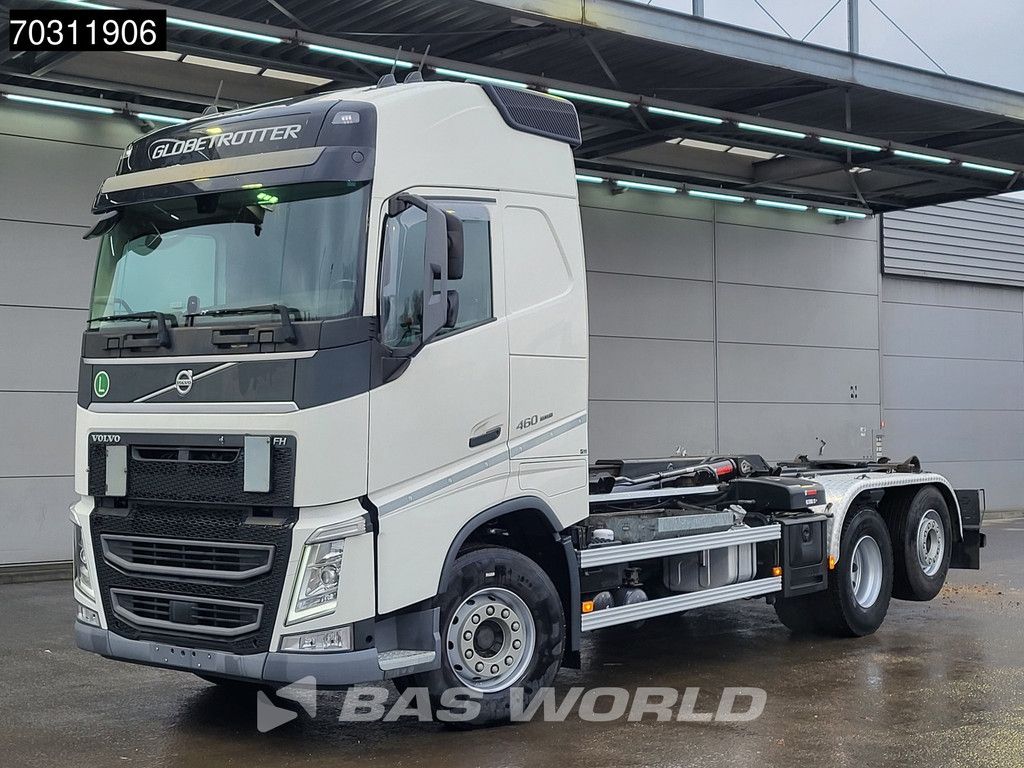 Volvo FH 460 6X2 HIAB ULT21S61 containersystem Lift+steering axle Automatic VEB+ Euro 6