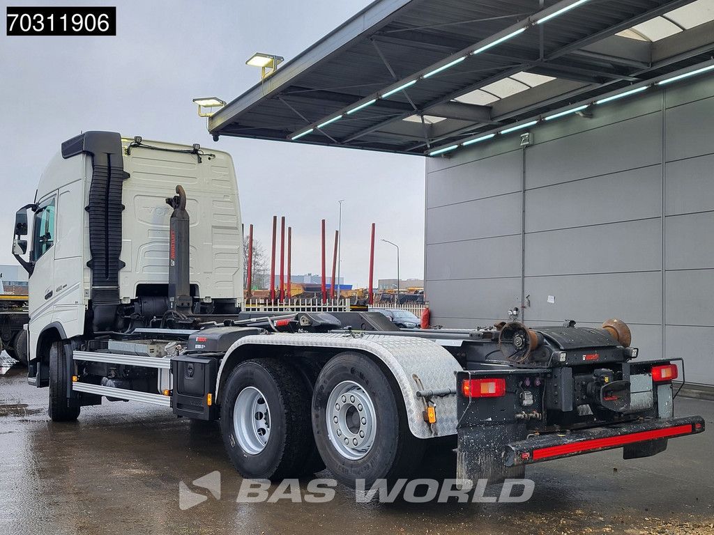 Volvo FH 460 6X2 HIAB ULT21S61 containersystem Lift+steering axle Automatic VEB+ Euro 6