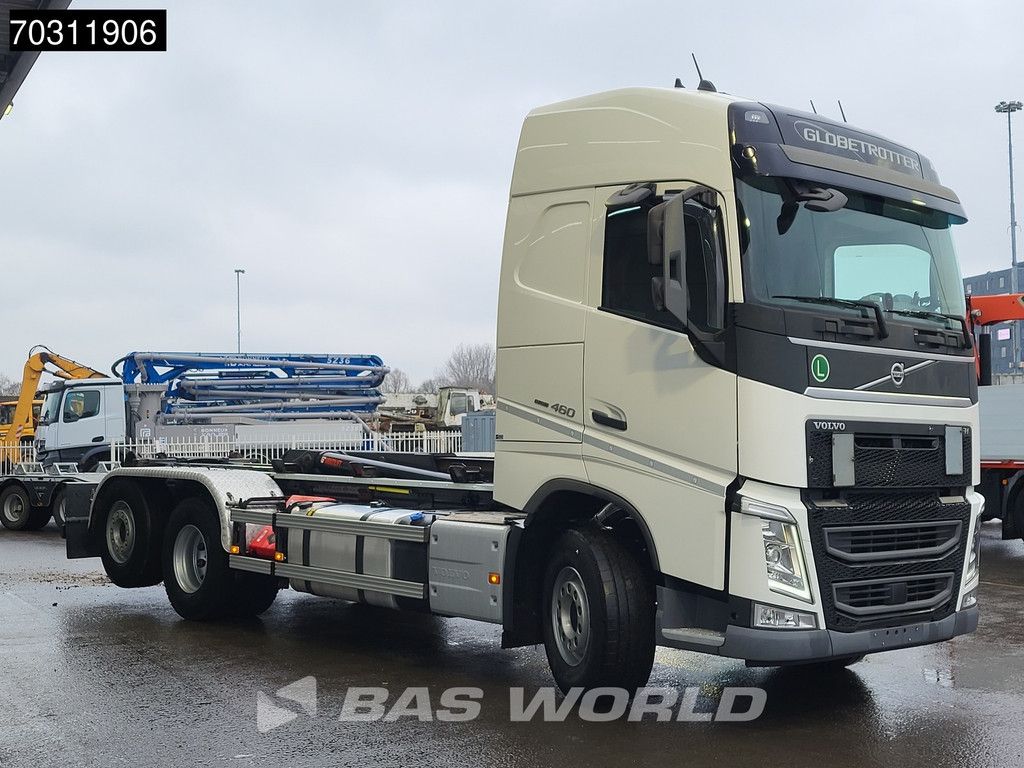 Volvo FH 460 6X2 HIAB ULT21S61 containersystem Lift+steering axle Automatic VEB+ Euro 6