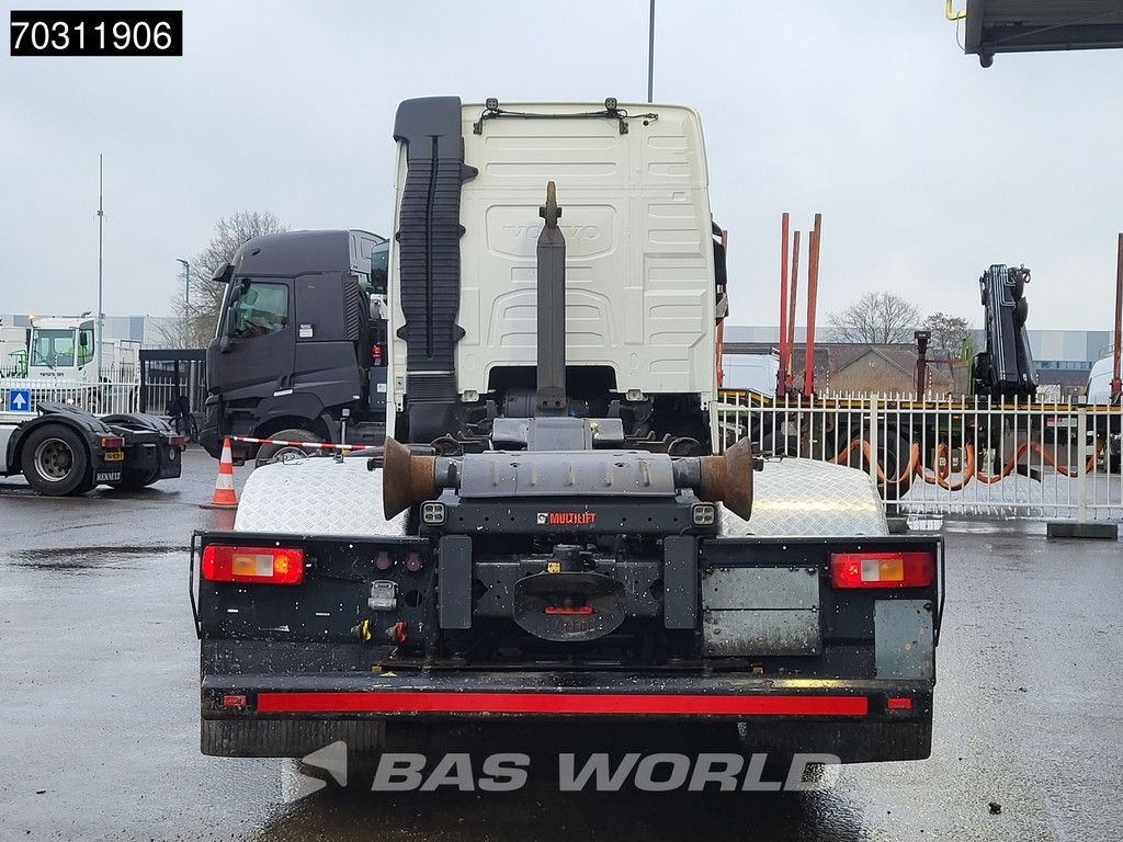 Volvo FH 460 6X2 HIAB ULT21S61 containersystem Lift+steering axle Automatic VEB+ Euro 6