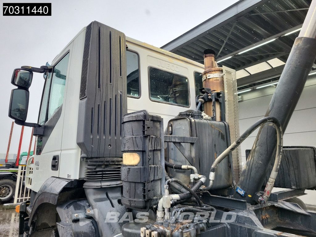 Iveco Trakker 410 8X4 15m3 Bennes Marrel tipper Steelsuspension Bog-Axle Manual Euro 4