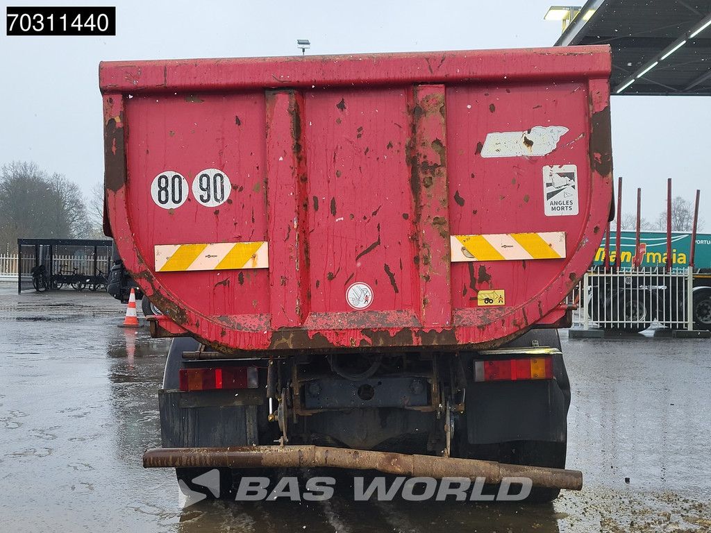 Iveco Trakker 410 8X4 15m3 Bennes Marrel tipper Steelsuspension Bog-Axle Manual Euro 4