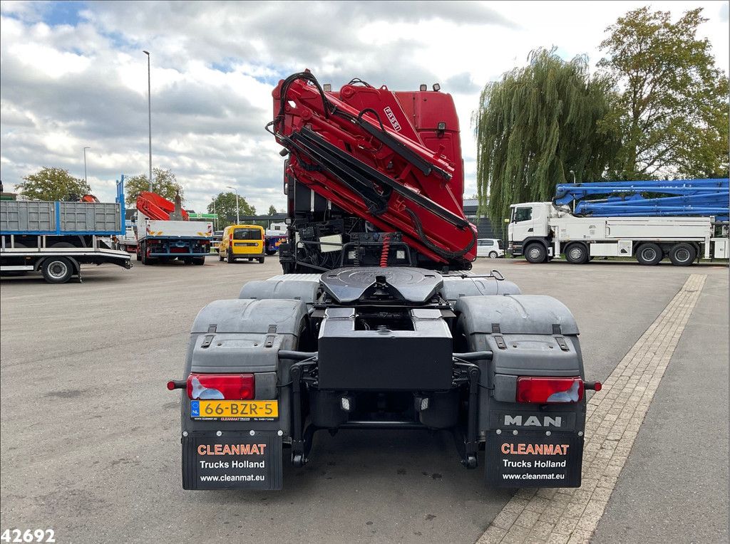 Man TGX 28.440 Euro 6 Fassi 23 Tonmeter laadkraan + Fly-Jib