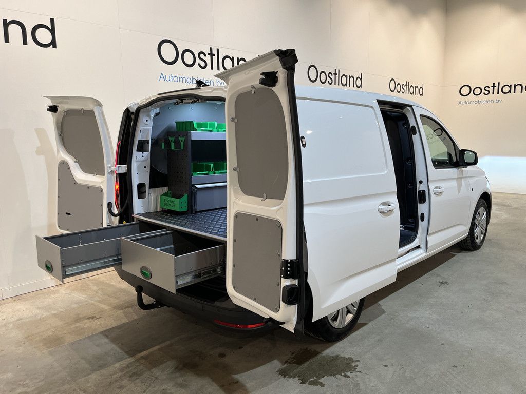 Volkswagen Caddy Maxi 2.0 TDI Comfort 123 PK Automaat Servicebus / Inrichting / Euro 6 / Airco / Schuifdeur L + R / 220V. / CarPlay / Camera / LED / Trekhaak / Cruise Control / 37.300 KM !!