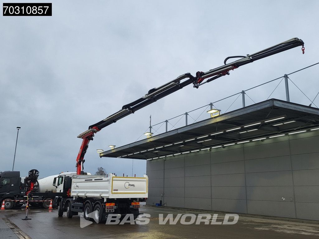 MAN TGS 35.440 8X4 NEW! FASSI F365RA.2.26 E-Dynamic Crane + Jib 5m3 KH 3-way tipper
