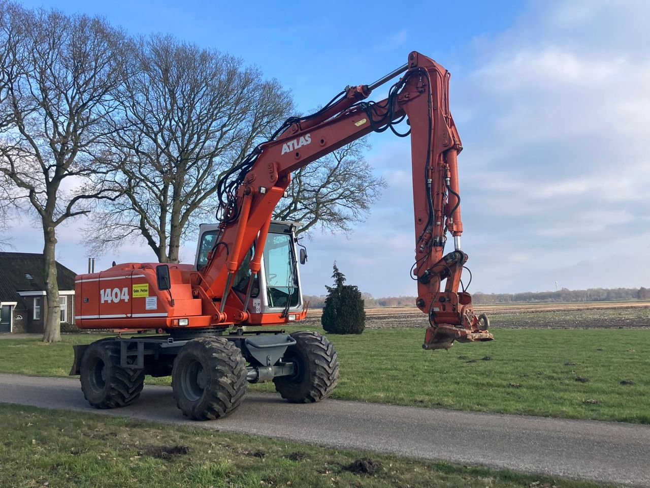 Atlas mobiele graafmachine 1404