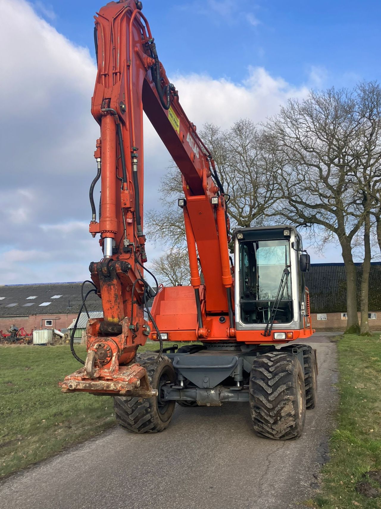 Atlas mobiele graafmachine 1404