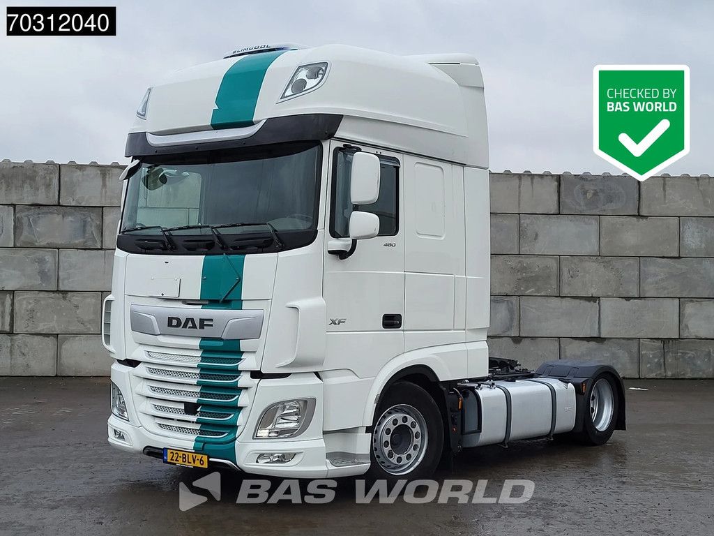 DAF XF XF 480 4X2 NL-Truck Mega 2xTanks Standairco ACC Euro 6