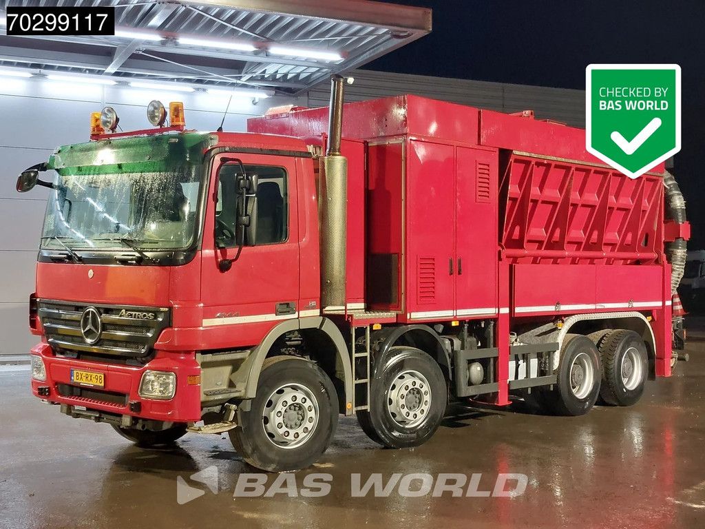 Mercedes Actros Actros 4144 8X4 10m3 RESCHWITZER ESE 32/10-DV-K Saugbagger Big-Axle Euro 5