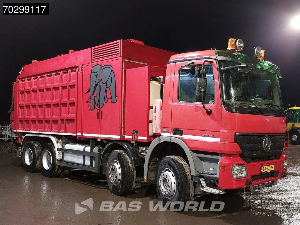 Mercedes Actros Actros 4144 8X4 10m3 RESCHWITZER ESE 32/10-DV-K Saugbagger Big-Axle Euro 5