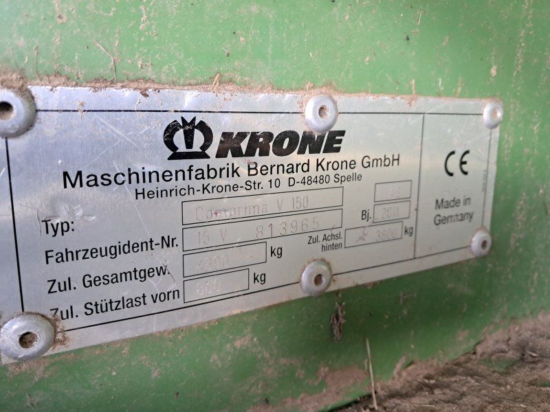 Krone Comprima V 150 XC