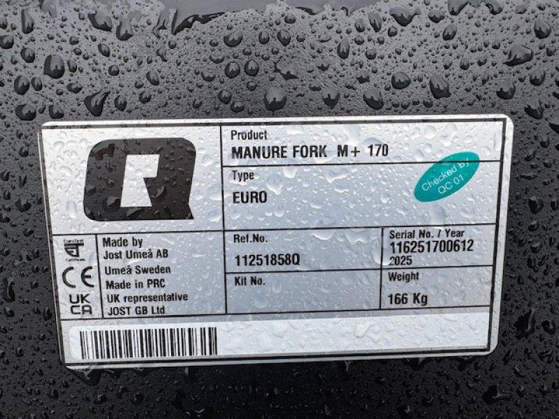 Quicke Dungabel M+ 1,70 m