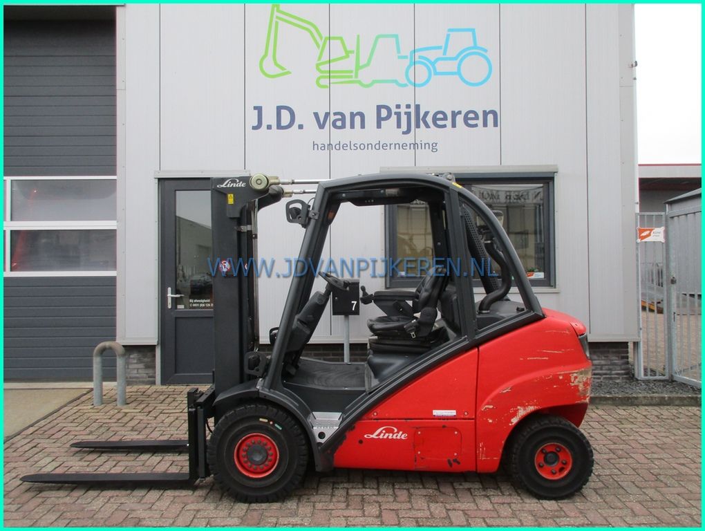 Linde H35D 3.5t diesel triplex4.6m+freelift+sideshift 2.2m hoog