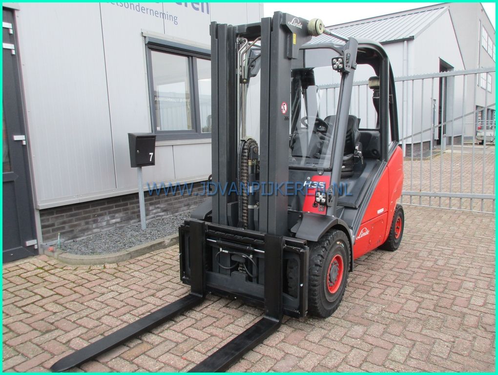 Linde H35D 3.5t diesel triplex4.6m+freelift+sideshift 2.2m hoog