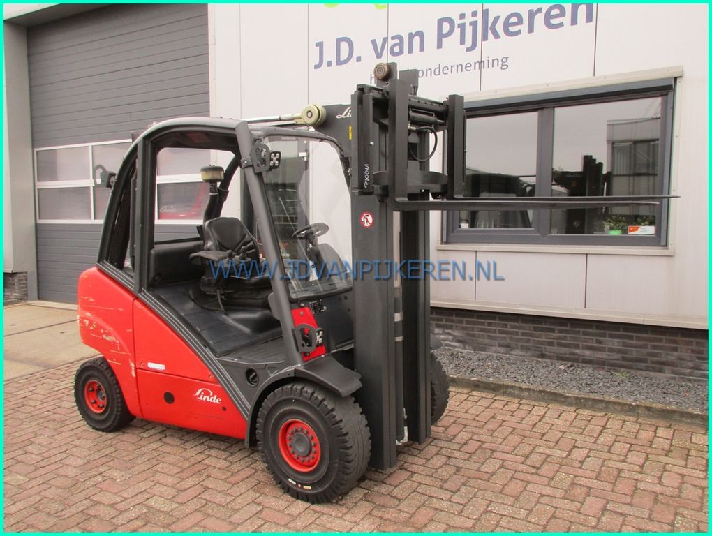 Linde H35D 3.5t diesel triplex4.6m+freelift+sideshift 2.2m hoog