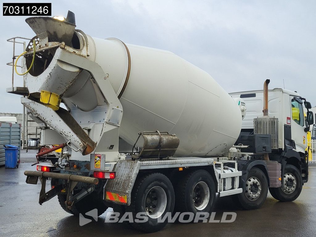 Renault C 430 8X4 9m3 Stetter Mixer Steel suspension Automatic Euro 6