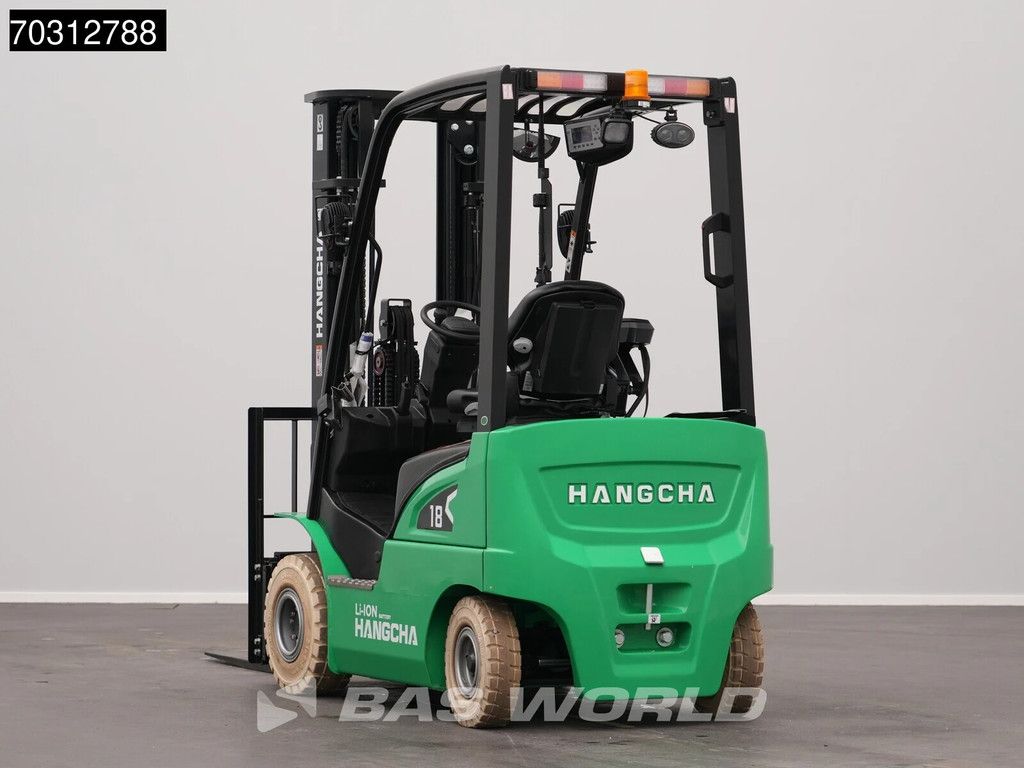 Hangcha CPD18 Li-ion - Triplex - Free lift - Side shift