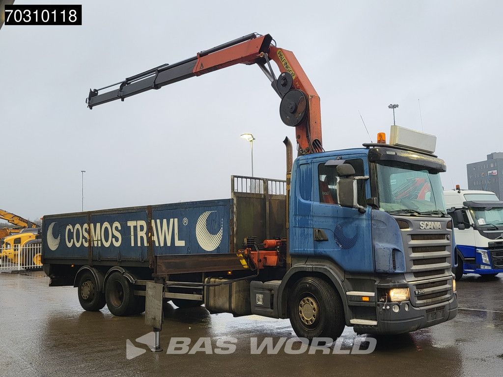 Scania R R310 6X2 Palfinger PK23080 Crane Lift+Steering axle 3-pedals Euro 3