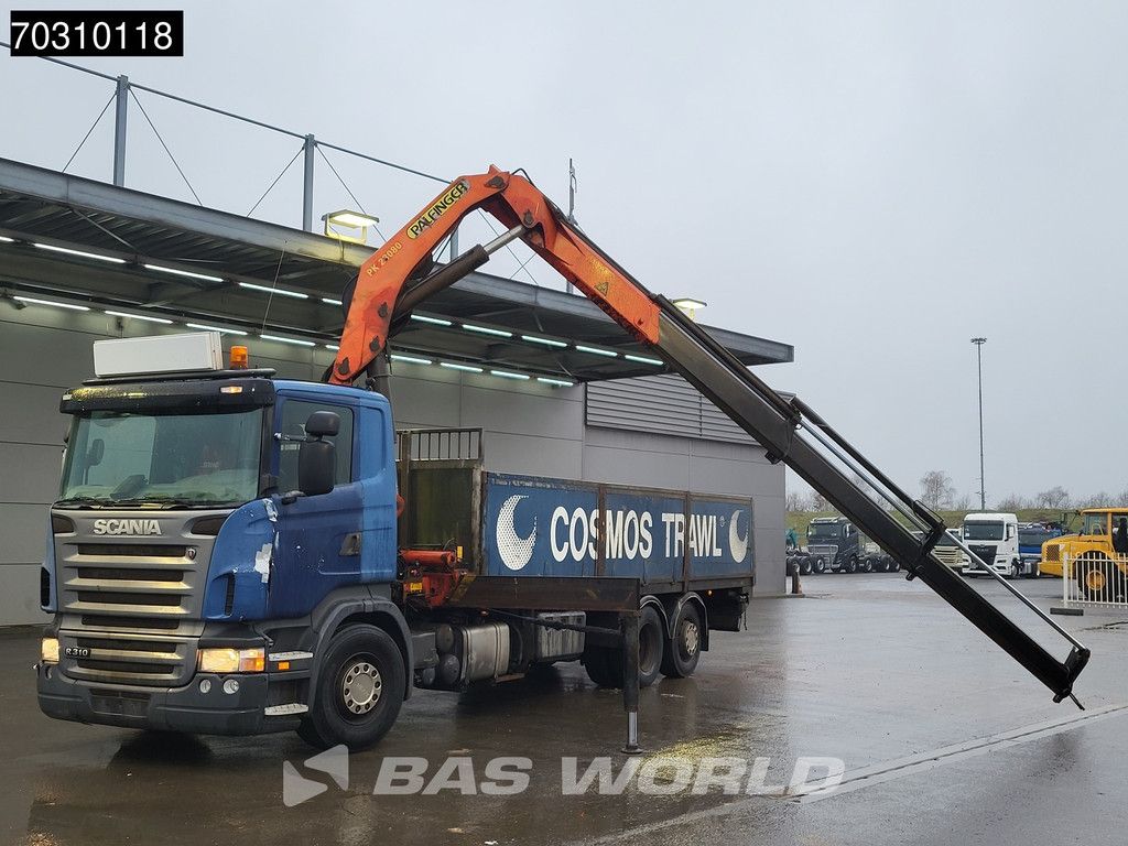 Scania R R310 6X2 Palfinger PK23080 Crane Lift+Steering axle 3-pedals Euro 3