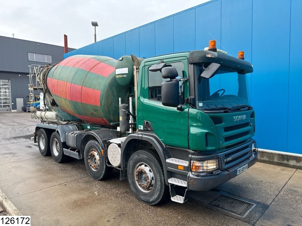 Scania P 380 8x4, EURO 4, CIFA, 9m3, Manual transmission