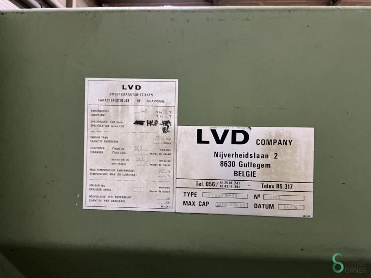 Abkantpressen LVD PP 50/20 1976