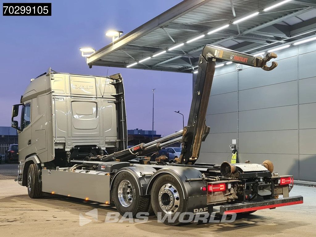 DAF XG 530 6X2 HIAB Multilift ULT21S61-WMITF Lift + Steering Axle Retarder Automatic Euro 6