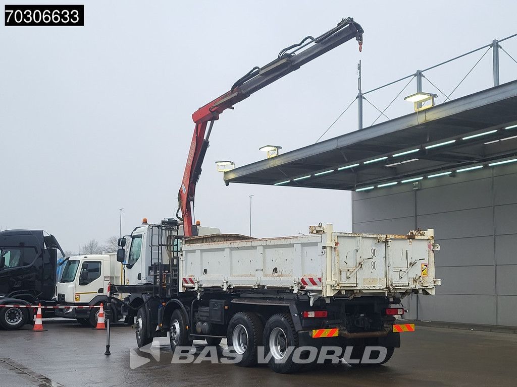 Renault Kerax Kerax 410 8X4 Fassi F150A22 Crane 2-way tipper Manual Big-Axle Steelsuspension