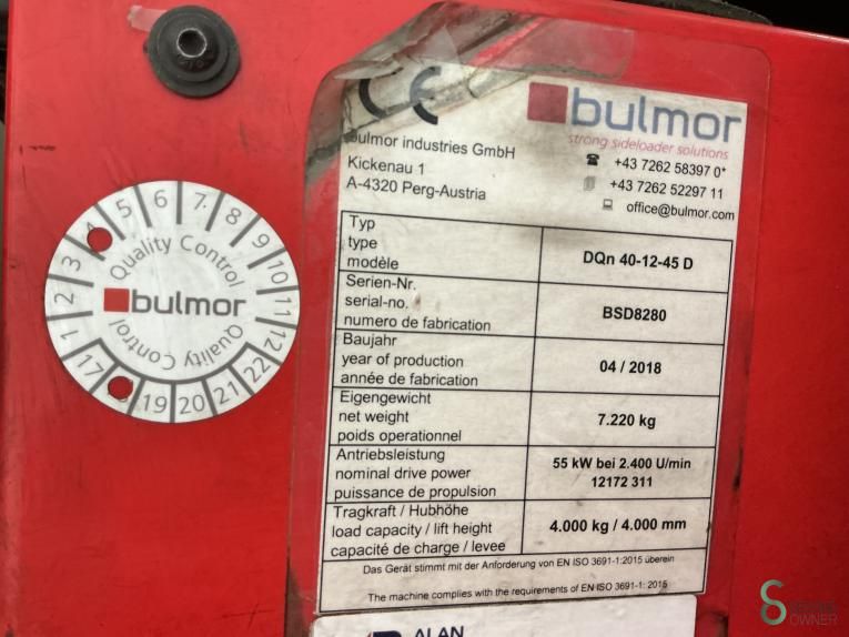 Seitenlader Diesel Bulmor DQN-40-12-45D 2018