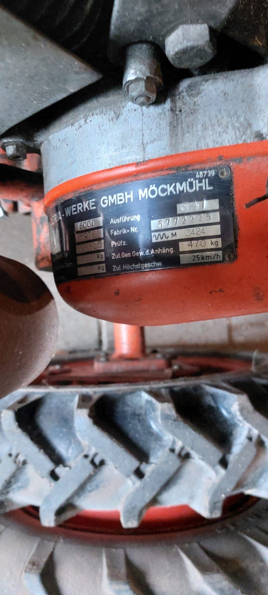 Agria Tweewielige tractor