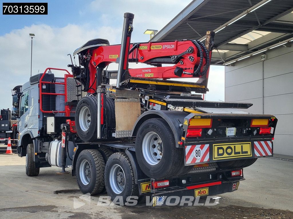 Volvo FMX 540 6X6 Palfinger Epsilon S260L87 wood crane Holztransport VEB+ Automatic Euro 6