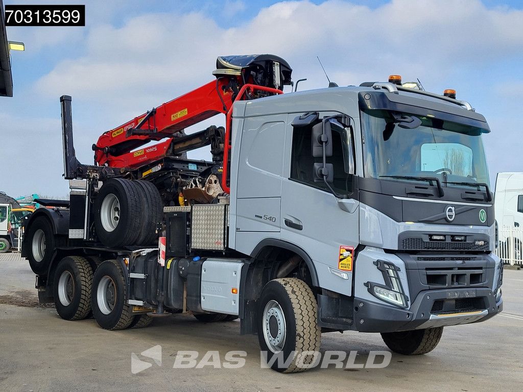 Volvo FMX 540 6X6 Palfinger Epsilon S260L87 wood crane Holztransport VEB+ Automatic Euro 6