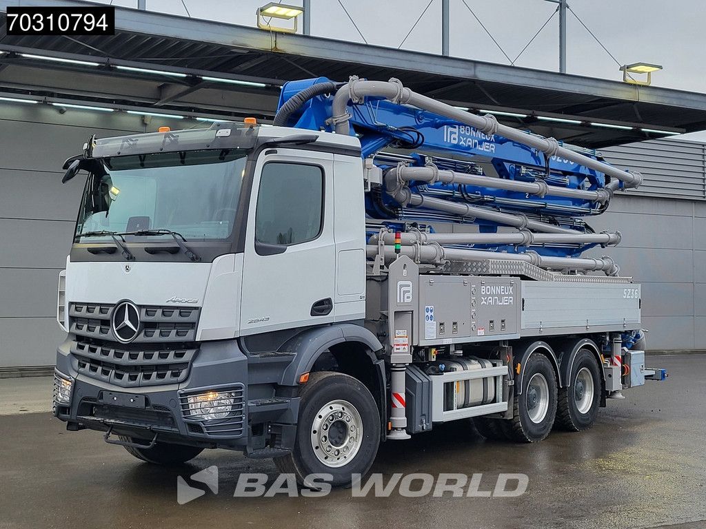 Mercedes Arocs Arocs 2843 6X4 NEW! 36mtrs Bonneux 5Z36 concrete pump Steel suspension Big-Axle Euro 6