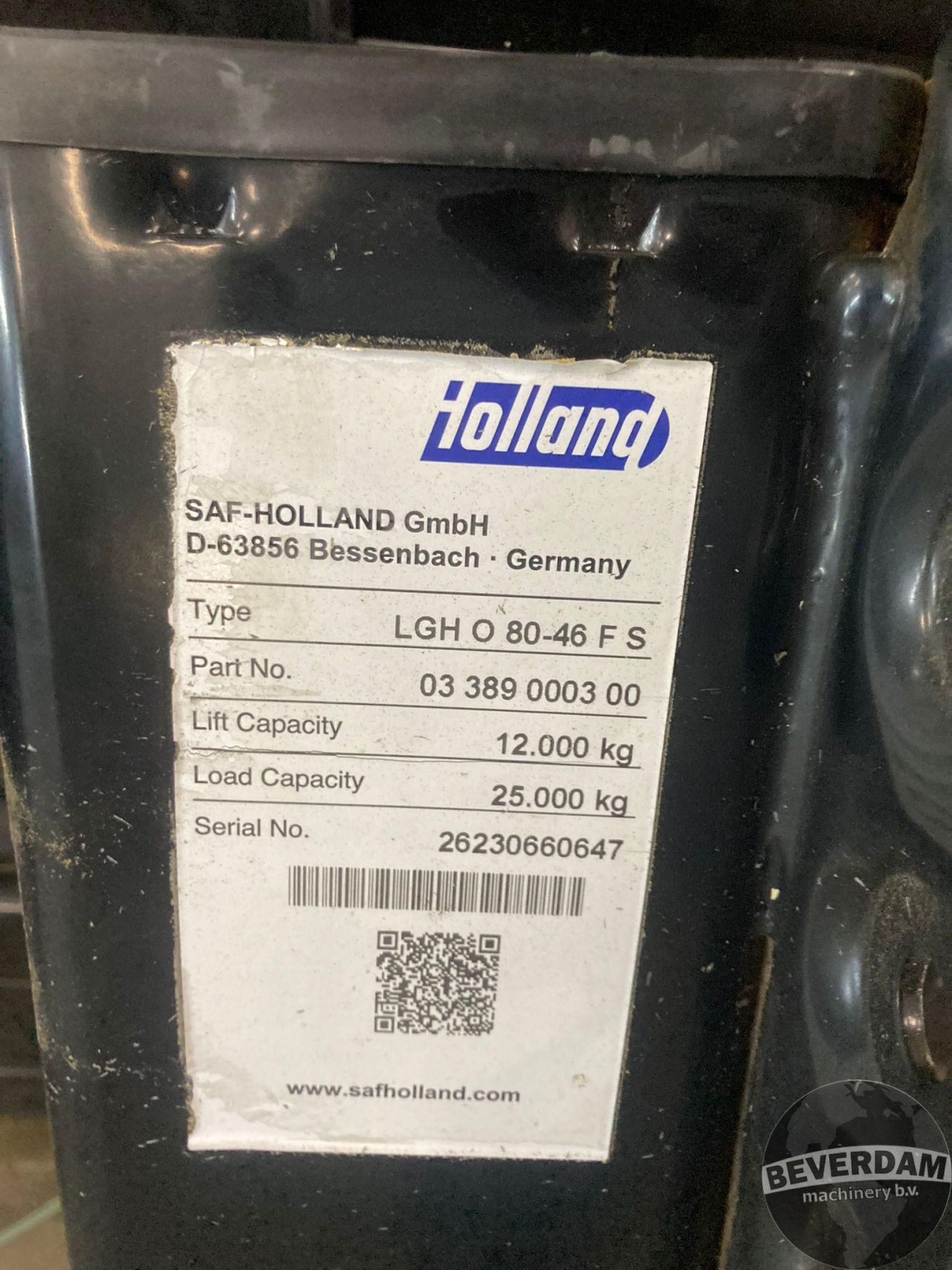 SAF-Holland LGH O 80-46 F S steunpoot