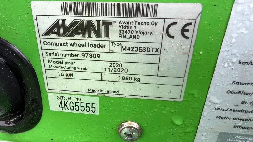 Avant 423 Shovel Loader