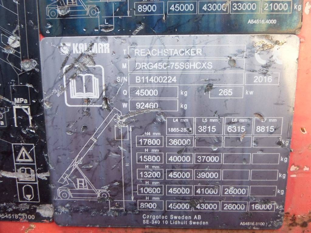 Kalmar DRG 450-75 S 6 HCXS