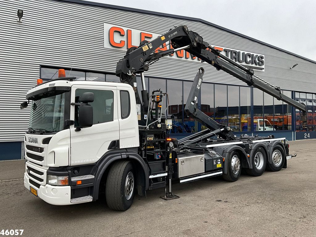 Scania P 360 8x2 Hiab 21 Tonmeter laadkraan