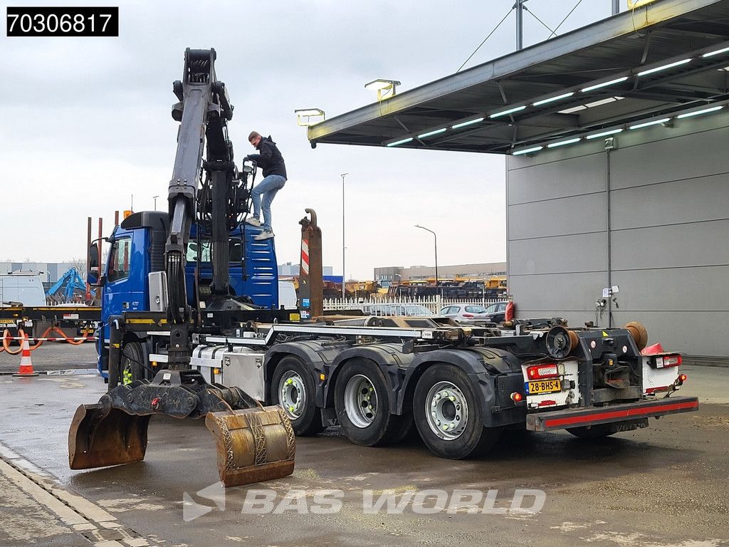 Volvo FMX 420 8X2 NL-Truck Palfinger Epsilon Q150Z Crane VDL S-25-6400 Lift+Steering axle VEB+