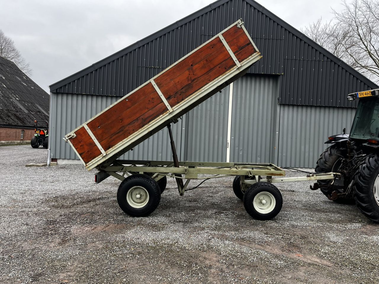 4-Wielige kipper / landbouwwagen