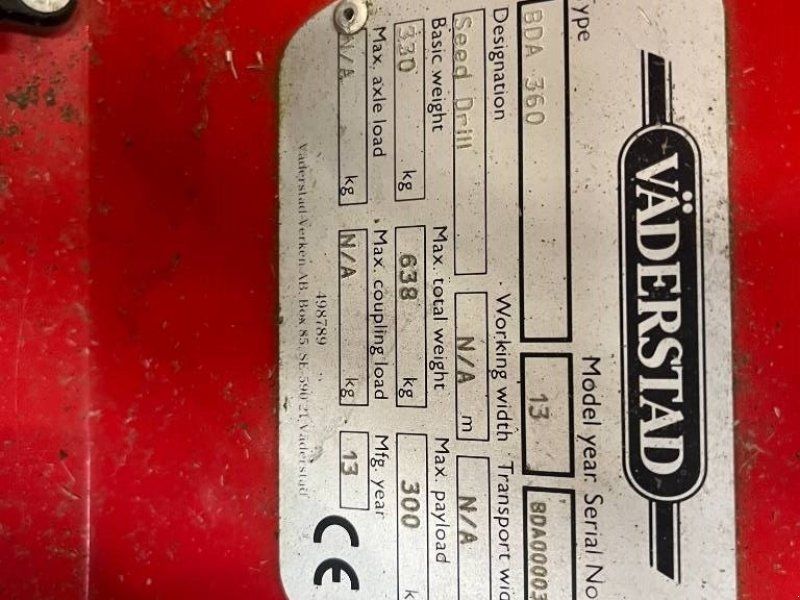 Väderstad Biodrill BDA 360