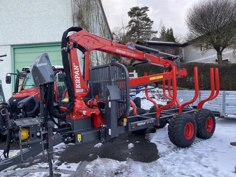 Krpan Forst GP 8 DF + Forstkran 7,60-m