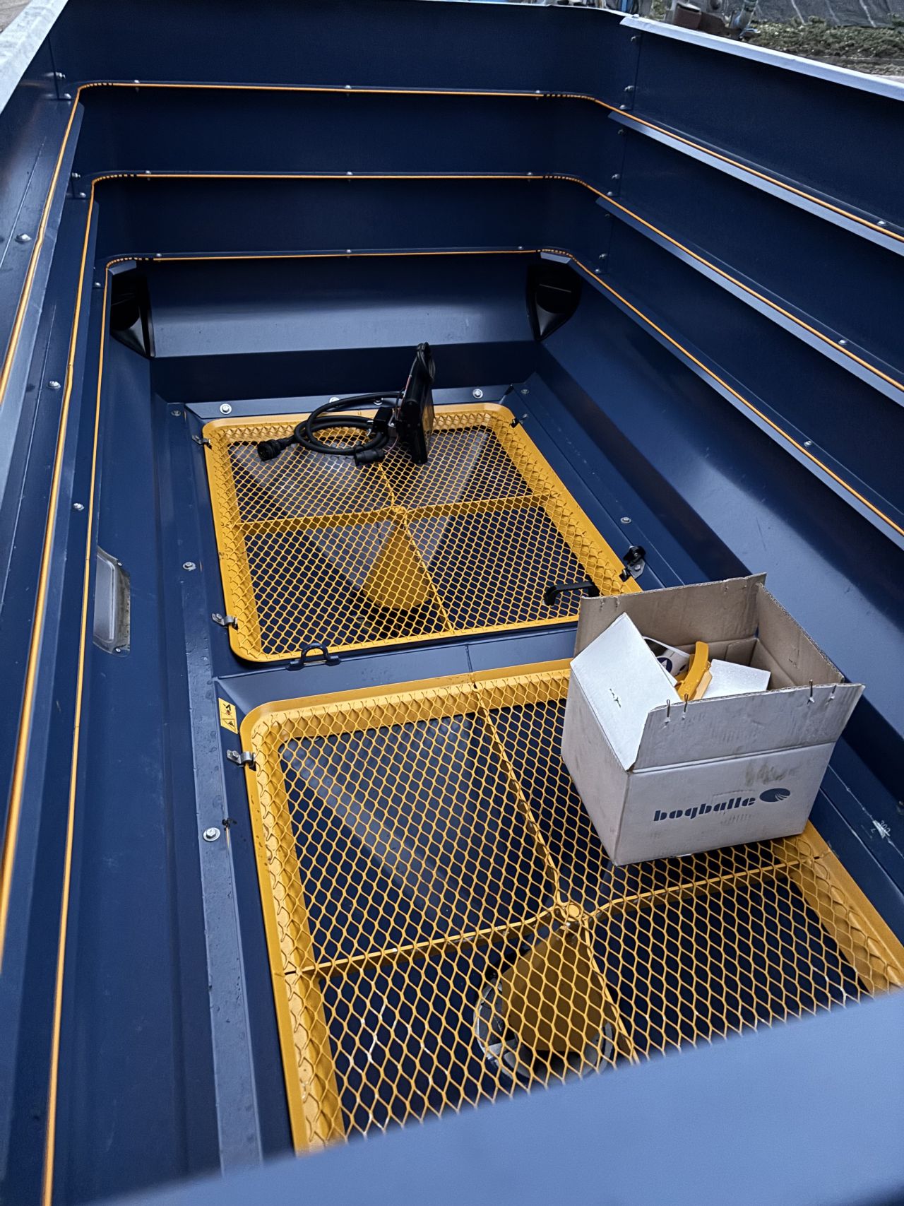 Bogballe M35W kunstmeststrooier met weeginrichting