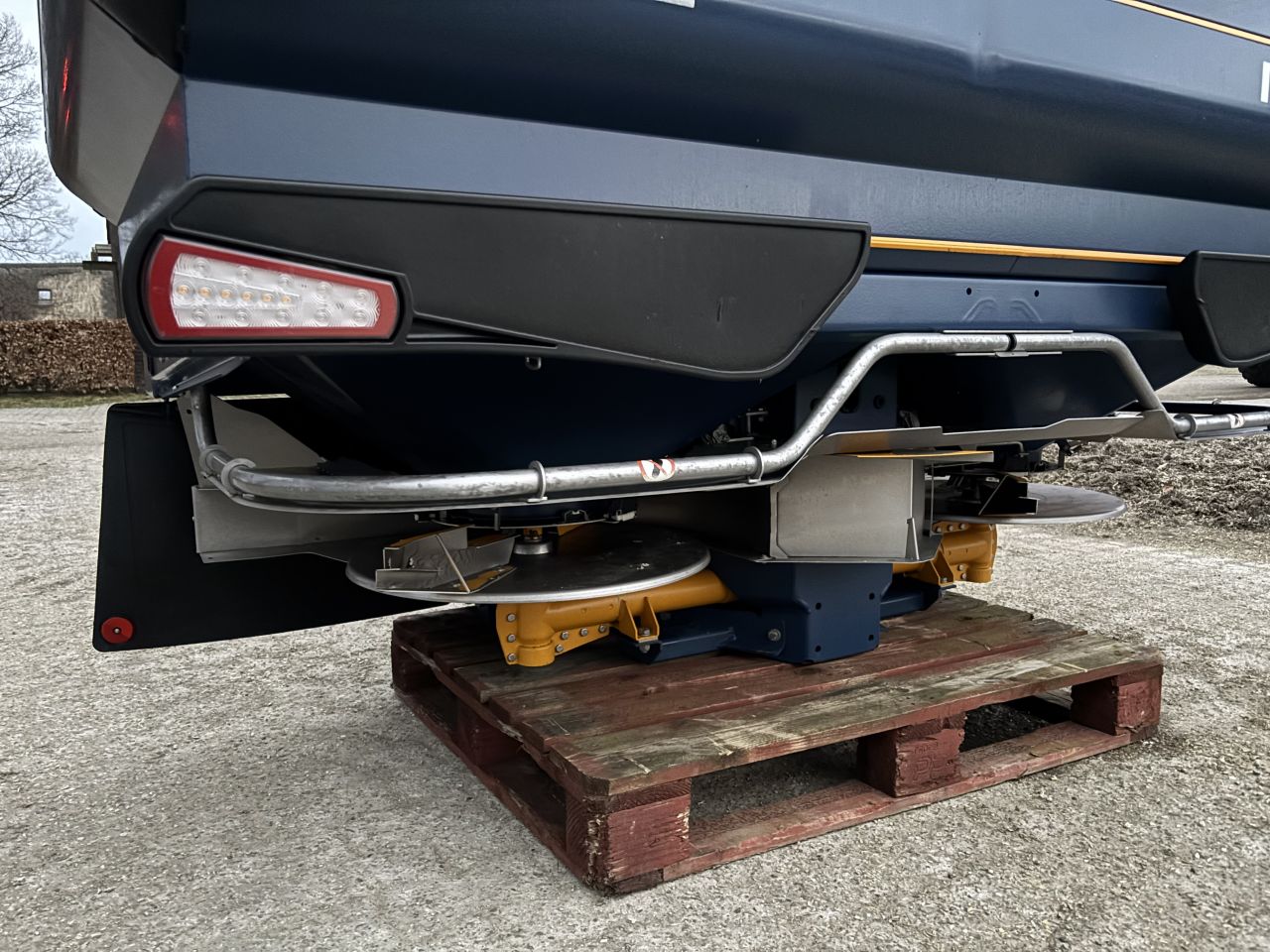 Bogballe M35W kunstmeststrooier met weeginrichting