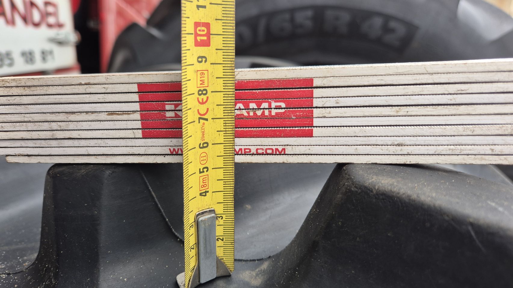 Set Michelin banden 650/65R42 en 600/65R28 MachXbib en Multibib