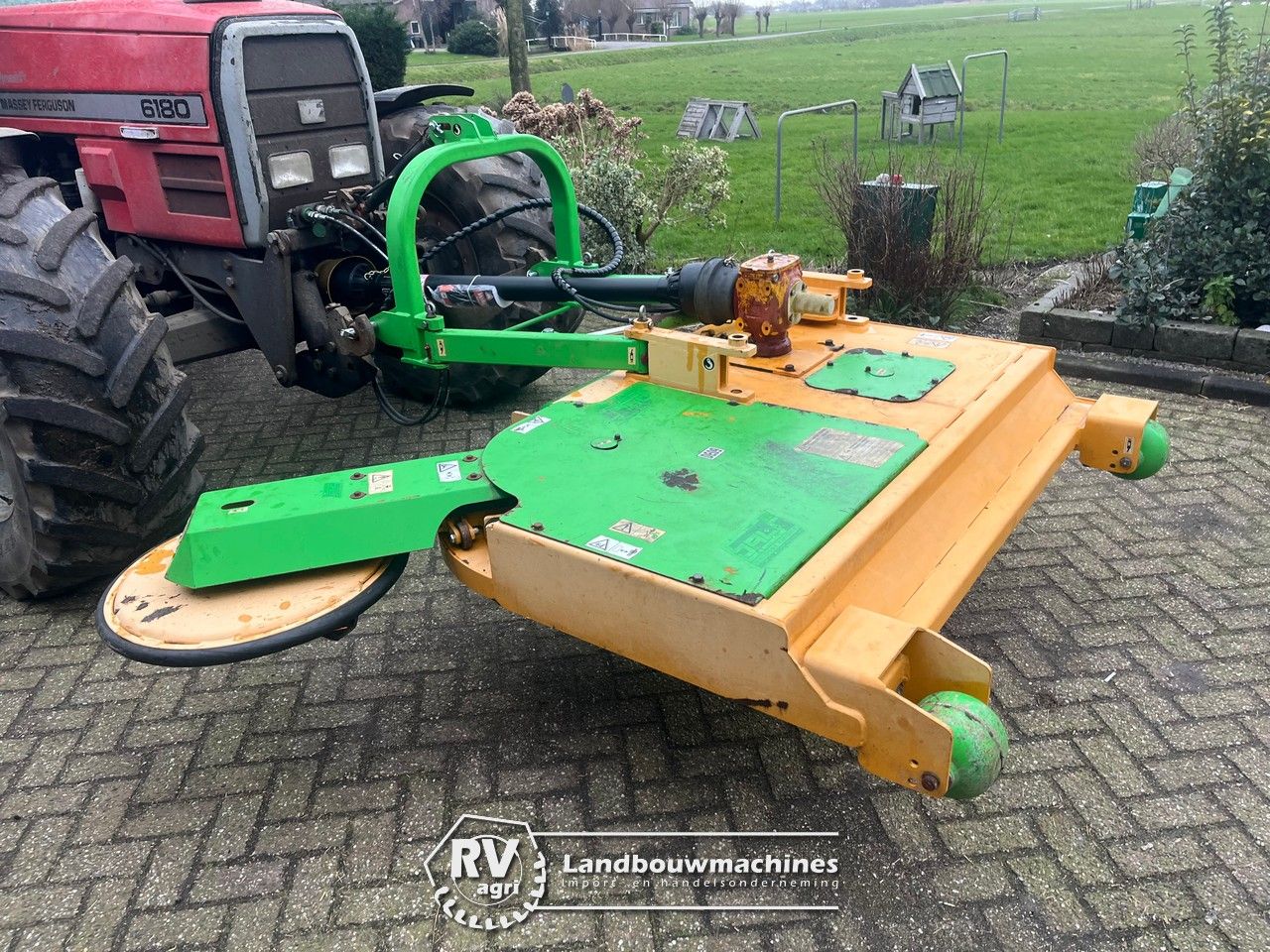 SALF cirkelmaaier/bloter 210 cm + palenmaaier | ONGEBRUIKT