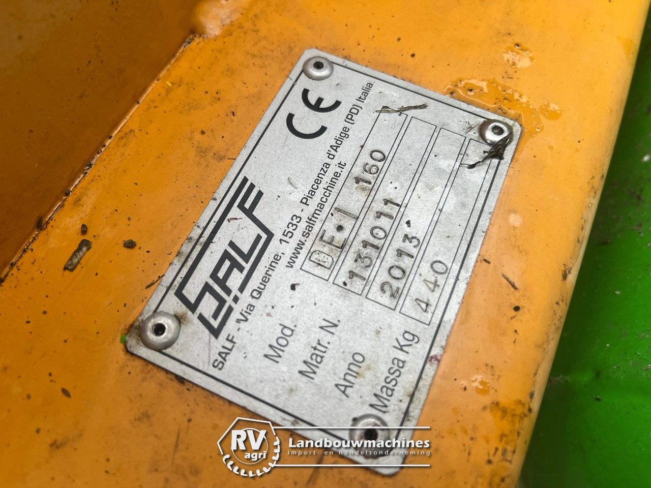 SALF cirkelmaaier/bloter 210 cm + palenmaaier | ONGEBRUIKT