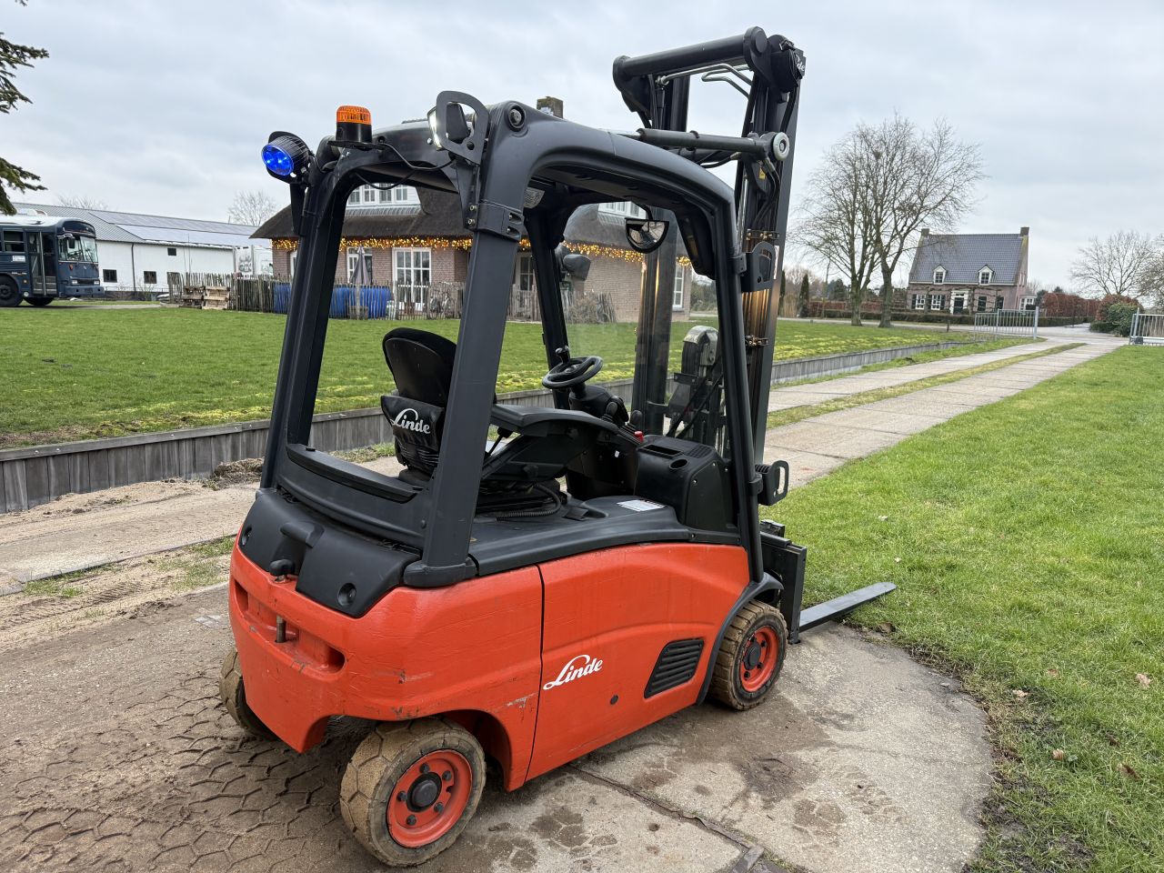 Linde 1600KG elektrisch freelift Sideshift 4e ventiel