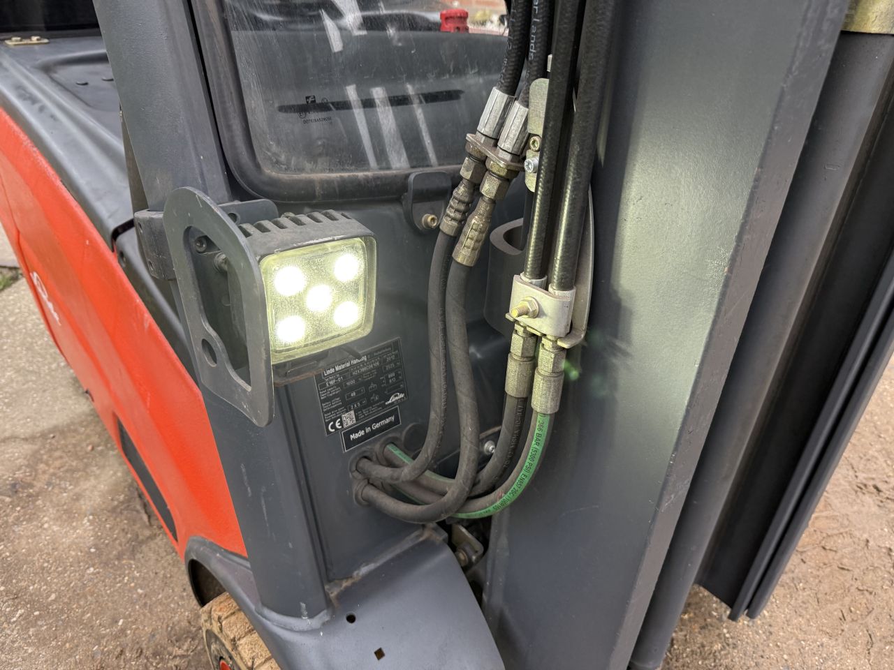 Linde 1600KG elektrisch freelift Sideshift 4e ventiel