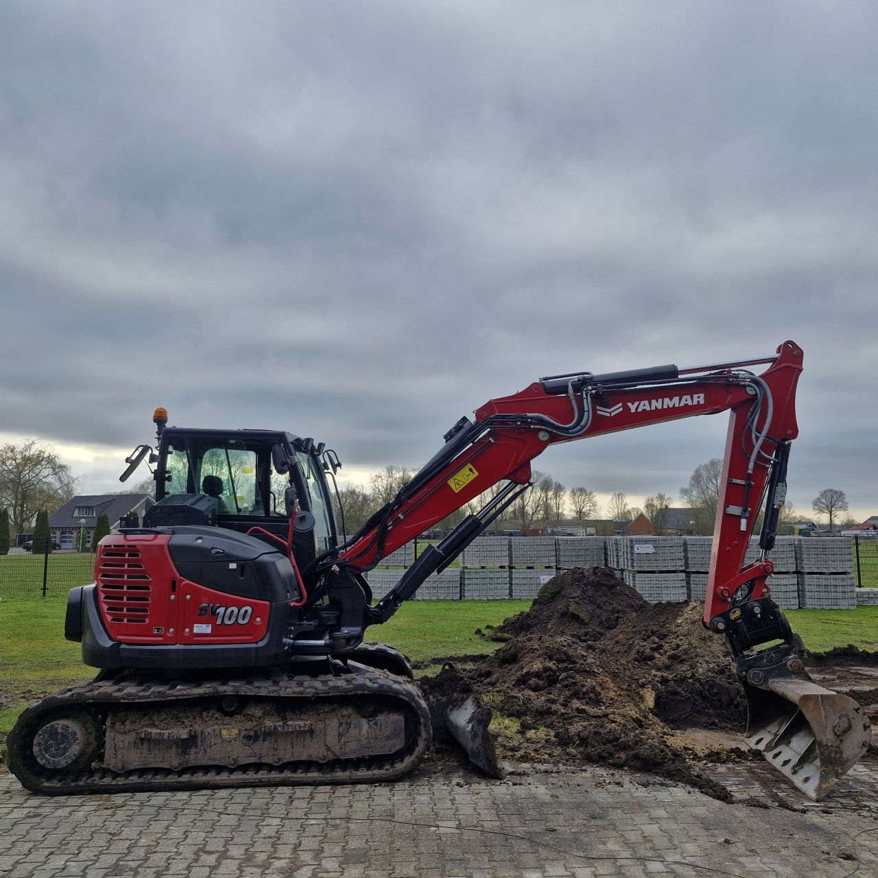 Yanmar SV 100 10 ton graafmachine