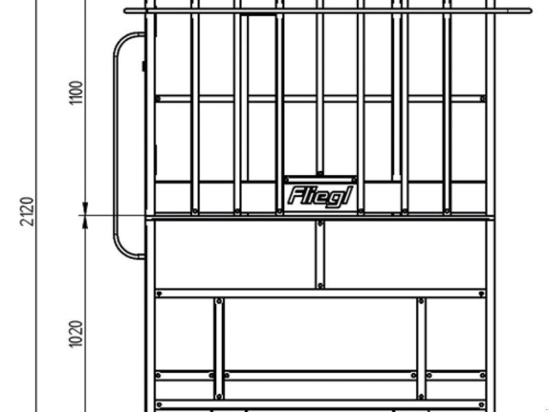 Fliegl Arbeitsbühne »Hoch« Einstieg seitlich mit EURO