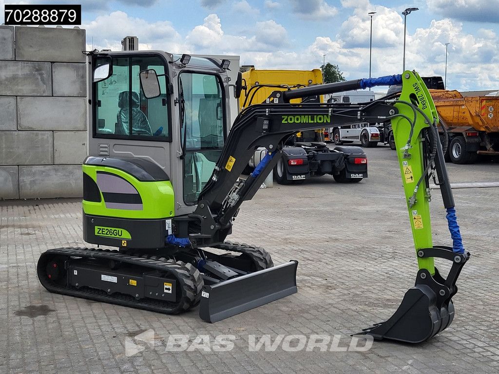 Zoomlion ZE26 GU FACTORY WARRANTY – CE CERTIFIED - KUBOTA ENGINE